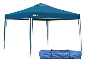 Tenda Gazebo Impermeável Azul 3m X 2,5m Praia Kala