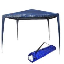 Tenda Gazebo Montavel Base e Topo 3x3 Azul Importway Tenda Gazebo Montavel Base e Topo 3x3 Azul Importway