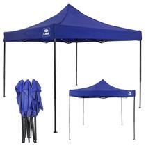 Tenda Gazebo Praia 3x3 M Sanfonada Articulada Pagoda Azul Bel