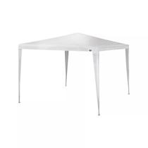 Tenda Gazebo Praia Poliester Oxford Branco com Silvercoating