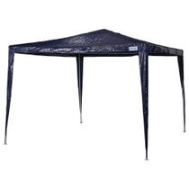 Tenda Gazebo Ráfia 3x3m Azul - Mor - 003538