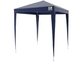 Tenda Gazebo Tubular 2m x 2m Polietileno Azul Bel