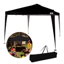 Tenda Gazebo X-flex Praia 3x3 M Articulada Tecido Oxford Preto Mor