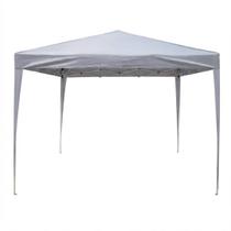 Tenda Grande Gazebo Alumínio Dobrável Poliéster Azul Eagle Force Praia Com Bolsa