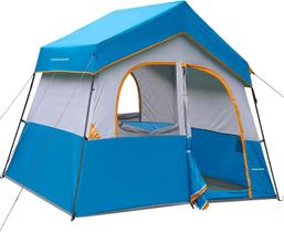 Tenda HG para 6 pessoas, família, impermeável, à prova de vento, 305x244x193cm Tenda HG para 6 pessoas, família, impermeável, à prova de vento, 305x244x193cm