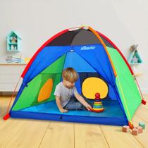 Tenda Infantil De Brincar Em Forma De Cúpula Para Interior E Exterior Fácil E Divertida X Presente