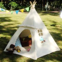 Tenda Infantil Lavievert - Playhouse de Lona Indiana com Janelas