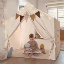 Tenda Infantil Little Dove com Luzes de Cordas - 132x89x130cm