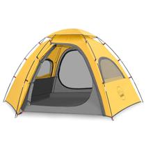 Tenda KAZOO impermeável leve para 3 pessoas 208x208x135cm amarela Tenda KAZOO impermeável leve para 3 pessoas 208x208x135cm amarela