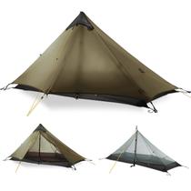 Tenda LANSHAN Ultralight de 3 estações à prova d'água para 1 pessoa cáqui
