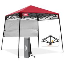 Tenda Pop Up Canopy EAGLE PEAK 8x8 pés portátil vermelha