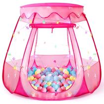 Tenda Pop Up Princess Tikolus com luzes estelares coloridas para 1-3 anos