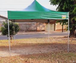 Tenda sanfonada 3x3 pvc estrutura metalica