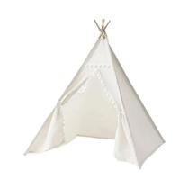 Tenda Teepee Portátil Para Crianças 1.6m/1.3m Casa De Brincar Interna Wigwam Castelo Para Crianças