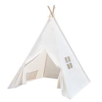 Tenda Teepee WATEVLOTCS Kids Play de algodão natural com bolsa de transporte Tenda Teepee WATEVLOTCS Kids Play de algodão natural com bolsa de transporte