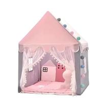 Tenda Tipi Dobrável Infantil Para Interior E Exterior, Castelo De Princesa, Brinquedo De Jardim