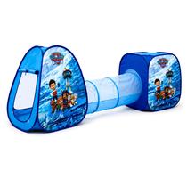 Tenda Toca Túnel Barraca 3x1 Playground Patrulha Canina Infantil Meninos Meninas