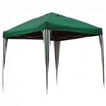 Tenda Verde Sanfonada Articulada Gazebo 3x3x2,55 m