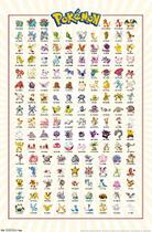 Tendências Internacionais Pôster Pokemon Kanto 22.375" X 34"