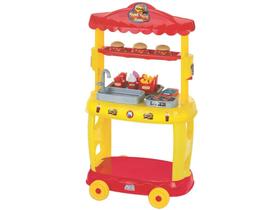 Tendinha Burguers Food Truck 8080 Magic Toys - 16 Peças