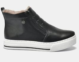 Tênis Abotinado Feminino Peluciado Via Marte 030-001-02