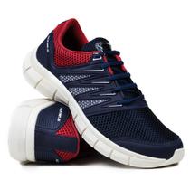 Tenis Academia Caminhada em Nylon Camurça Masculino