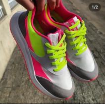 Tenis Activitta Amarelo Neon Tenis Activitta Amarelo Neon