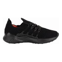 Tênis Activitta Gáspia Knit Preto Feminino Esportivo Leveza -