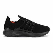 Tênis Activitta Gáspia Knit Preto Feminino Esportivo Leveza -