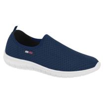 Tênis Actvitta Casual Sem Cadarço Nylon - Azul