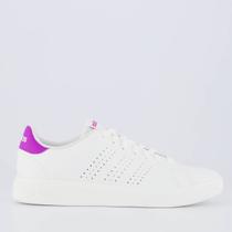 Tênis Adidas Advantage Base 2.0 Branco e Bege Feminino