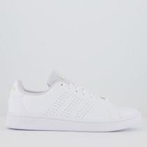 Tênis Adidas Advantage Base Branco e Verde Claro