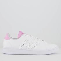 Tênis Adidas Advantage Feminino Branco e Rosa