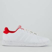Tênis Adidas Advantage Feminino Branco e Vermelho