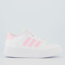 Tenis Adidas Break Start Bold Feminino Branco e Rosa