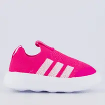 Tênis Adidas BubbleComfy Infantil Rosa e Branca