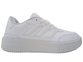 Tenis Adidas Courtblock Bold Branco 6171 Tenis Adidas Courtblock Bold Branco 6171