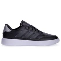 Tênis Adidas Courtblock Preto Carbono e Prata - Feminino