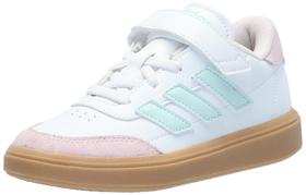 Tênis adidas Courtblock unissex Big Kid branco/Halo Mint