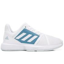 Tênis Adidas Courtjam Bounce Branco e Azul