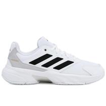 Tênis Adidas Courtjam Control 3 Branco e Preto Tênis Adidas Courtjam Control 3 Branco e Preto