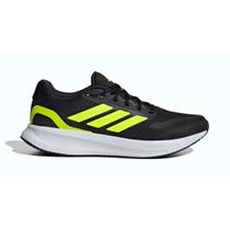 Tênis adidas de Corrida Runfalcon 5 Preto Verde - Masculino