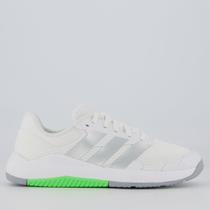 Tênis Adidas Dropset Base Trainer Branco e Prata Feminino Tênis Adidas Dropset Base Trainer Branco e Prata Feminino