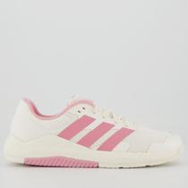 Tênis Adidas Dropset Base Trainer Feminino Branco e Rosa
