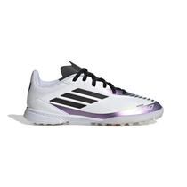Tênis adidas F50 League Messi Turf branco/preto/roxo Unity Tênis adidas F50 League Messi Turf branco/preto/roxo Unity