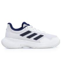 Tênis Adidas Game Spec 2 Branco e Marinho Tênis Adidas Game Spec 2 Branco e Marinho