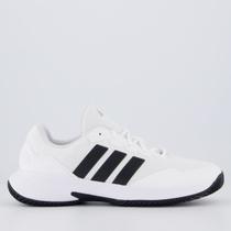 Tênis Adidas Gamecourt 2.0 Branco e Preto Tênis Adidas Gamecourt 2.0 Branco e Preto