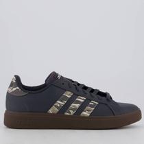 Tênis Adidas Gran Court Base Cinza Escuro Tênis Adidas Gran Court Base Cinza Escuro