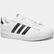 Tênis Adidas Grand Court 2.0 Masculino - Branco e Preto Tênis Adidas Grand Court 2.0 Masculino - Branco e Preto