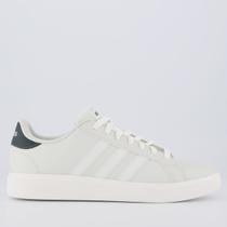 Tênis Adidas Grand Court Base 2.0 Cinza e Branco Tênis Adidas Grand Court Base 2.0 Cinza e Branco